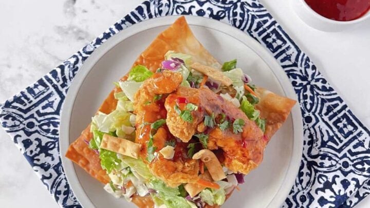 Image for Asian Chicken Wonton Tostadas