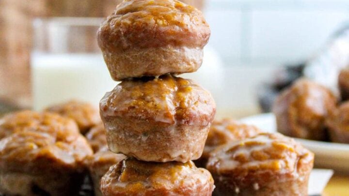 Image for Glazed Pumpkin Donut Muffins