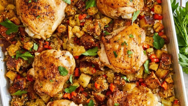Image for Sheet Pan Chicken and Stuffing
