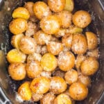 Baby potatoes in a Slow cooker.
