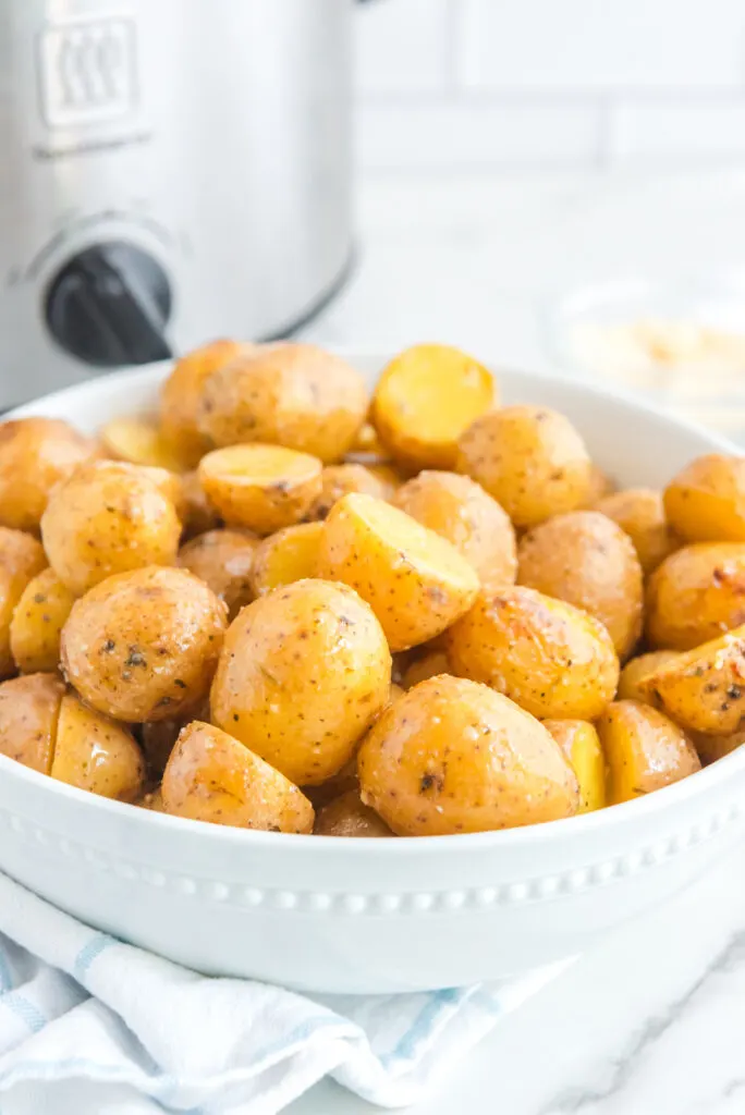 Slow Cooker Baby Potatoes Back To My Southern Roots