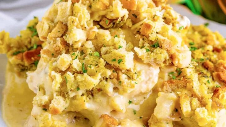 Image for Chicken and Stuffing Casserole (+Video)