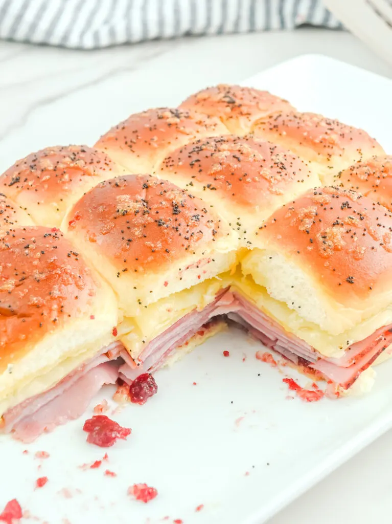 Ham and Cranberry Sliders