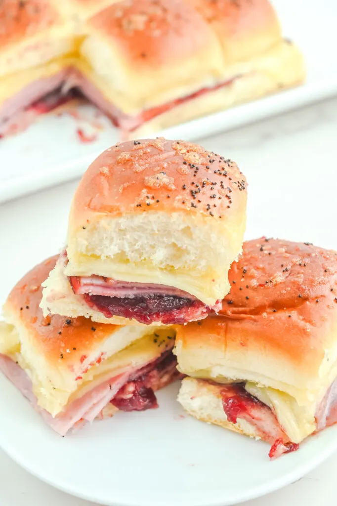 Ham and Cranberry Sliders