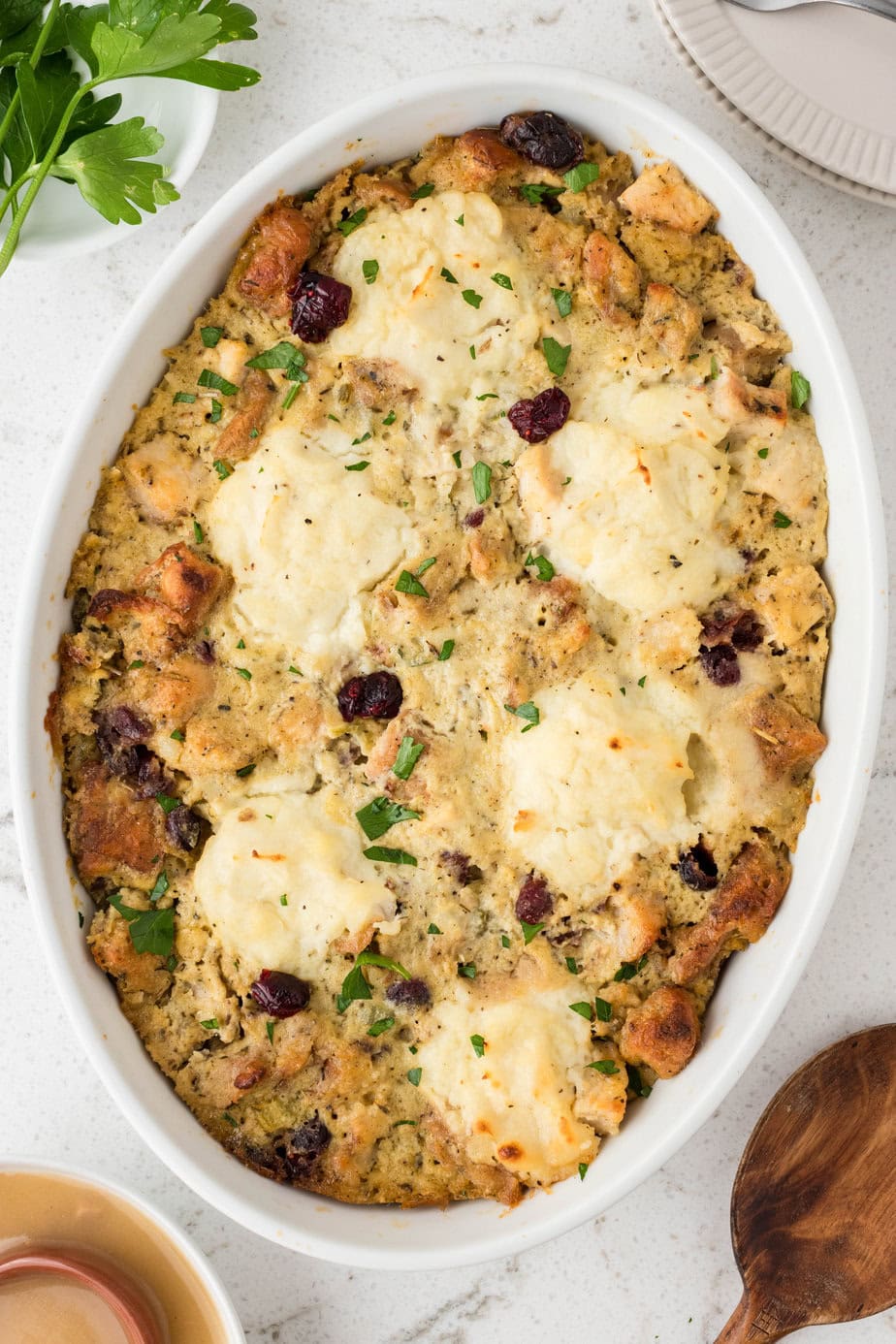 Leftover Turkey and Stuffing Casserole - Back To My Southern Roots